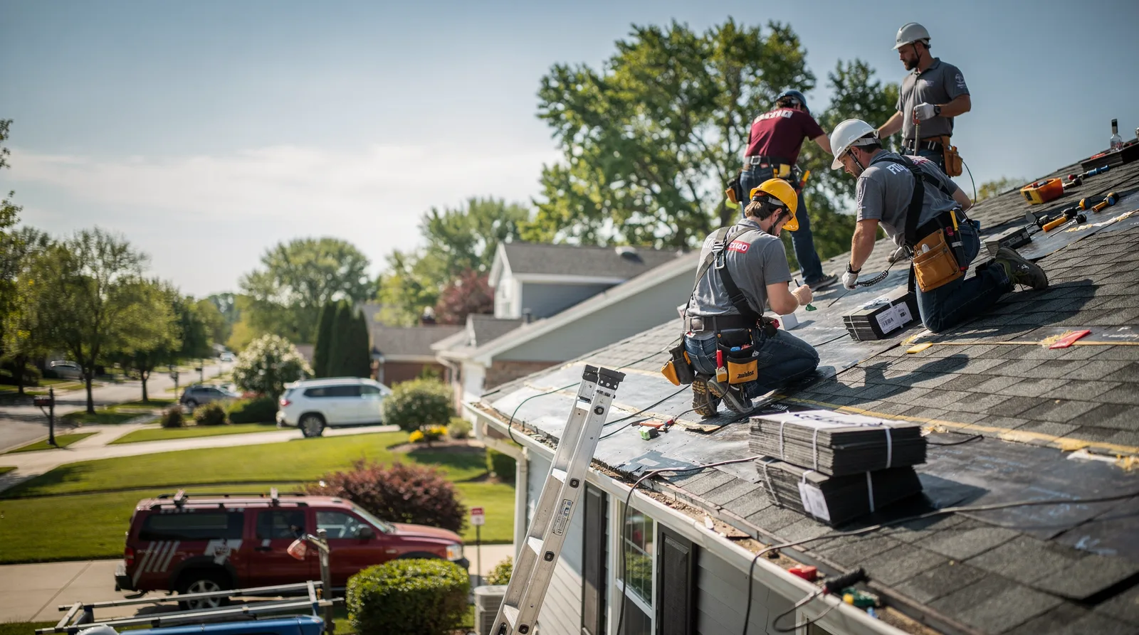 Roof Repair in Pointe Aux Pins, MI around you